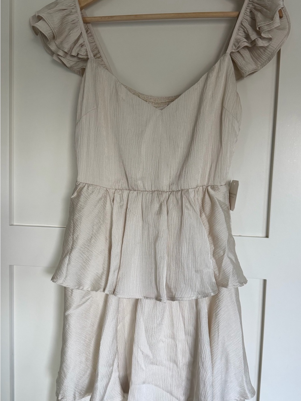 Altar'd State Cream Tiered Ruffle Maxi Dress - Picture 8 of 9